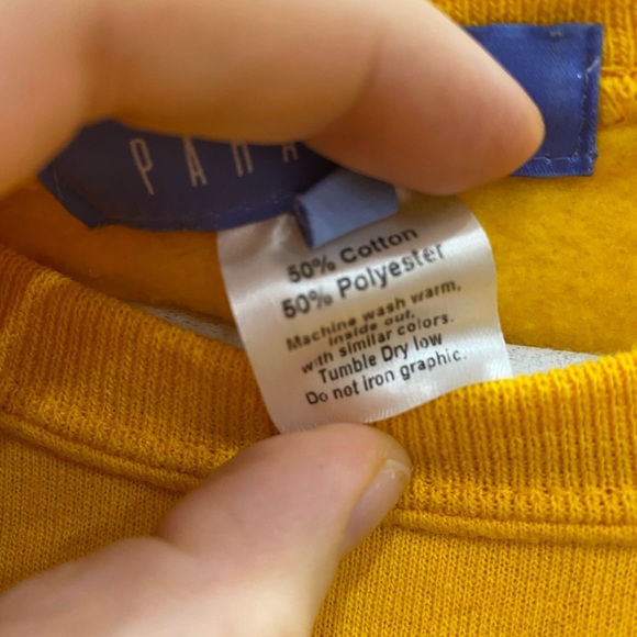 Soleil yellow sweatshirt - Picture 5 of 5